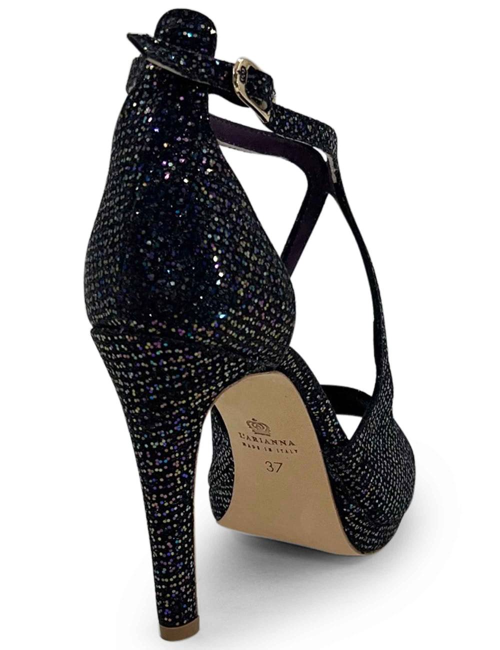 L'ARIANNA sandali sp1719 in moon prugna con plateau e tacco tono su tono Vendita