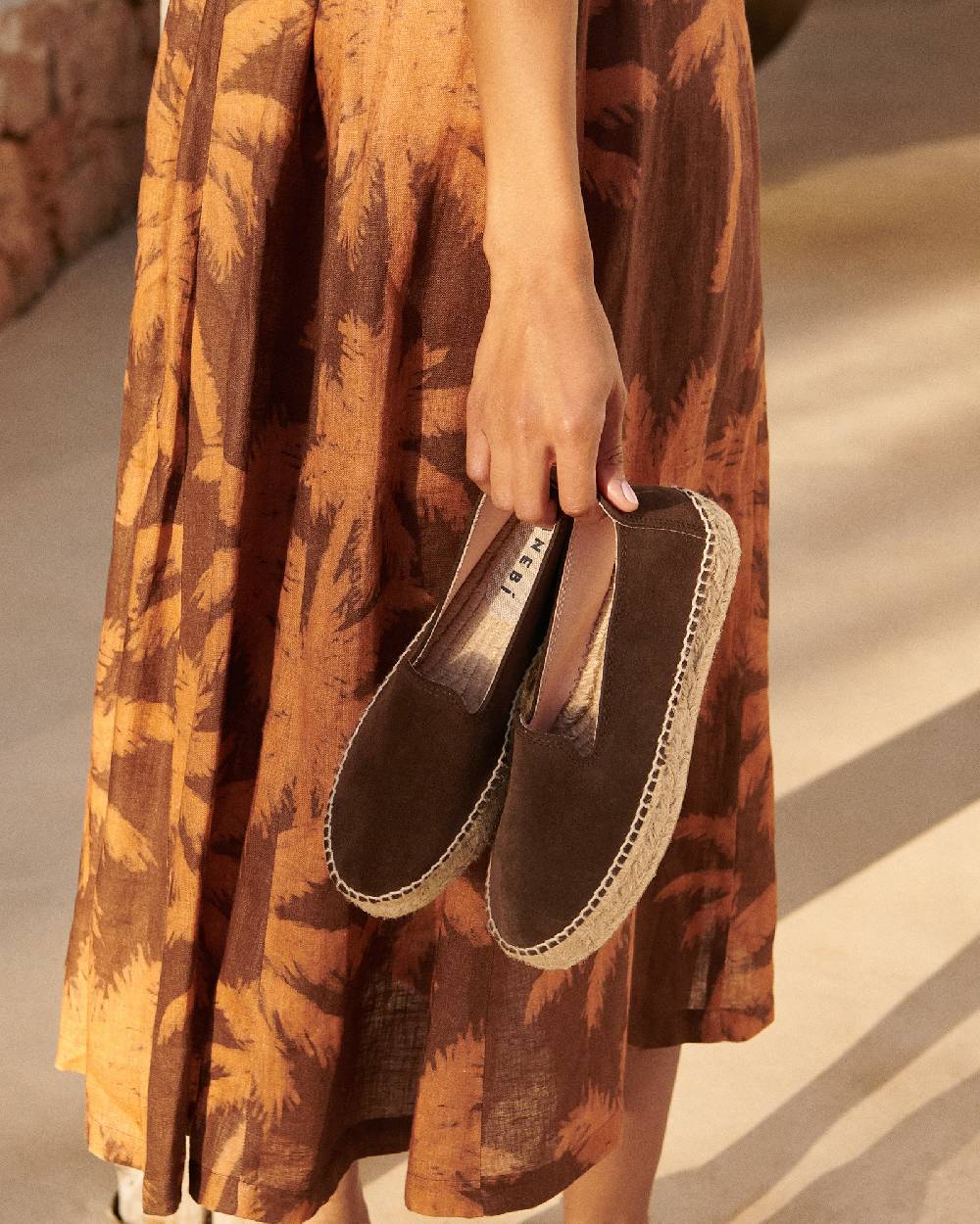 Manebí Suede Double Sole Espadrilles - Hamptons Cocoa 2025