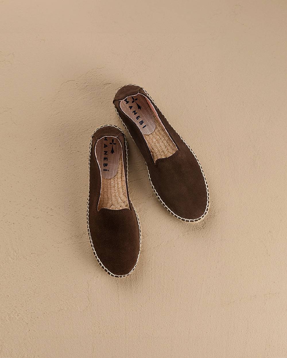 Manebí Suede Double Sole Espadrilles - Hamptons Cocoa 2025