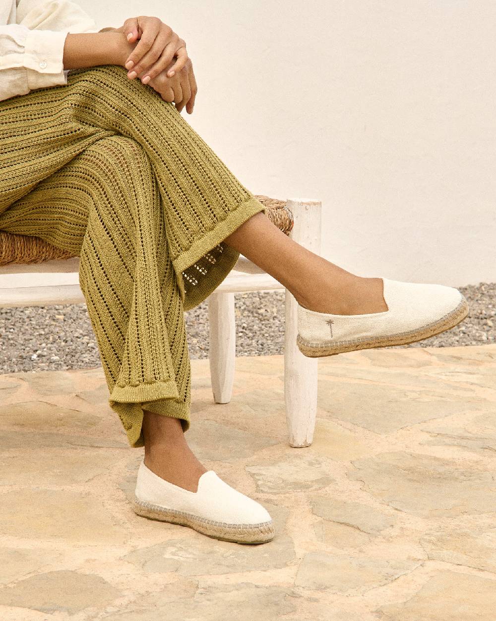 Manebí Espadrillas - La Havana - Bianche Pezzi Unici
