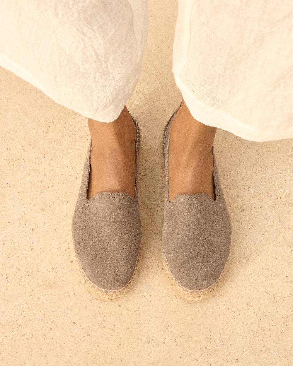 Manebí Espadrillas con doppia suola - Hamptons - Coco Brown Acquista Ora