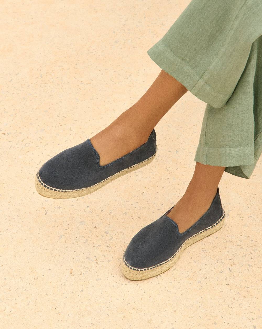 Manebí Espadrillas con doppia suola - Hamptons - Patriot Blu Fino Al -60%