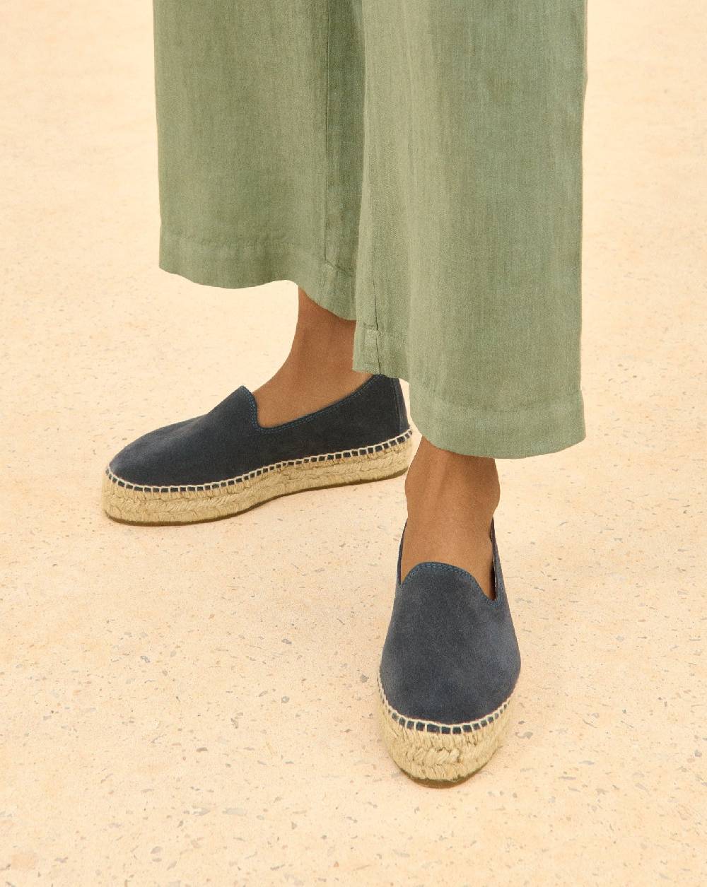 Manebí Espadrillas con doppia suola - Hamptons - Patriot Blu Fino Al -60%