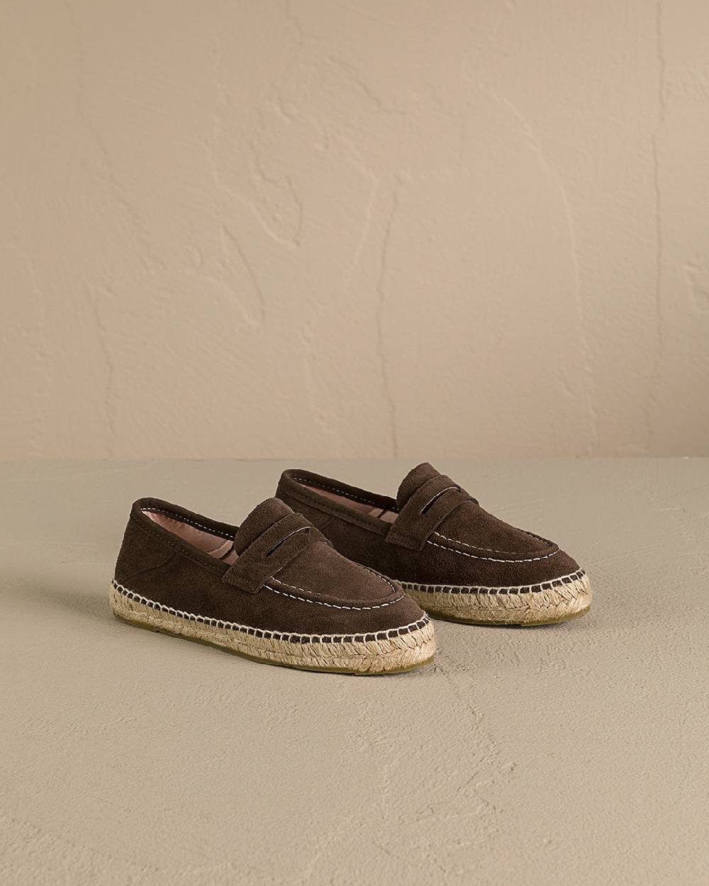 Manebí Suede Loafers Espadrilles - Hamptons Cocoa I Più Venduti