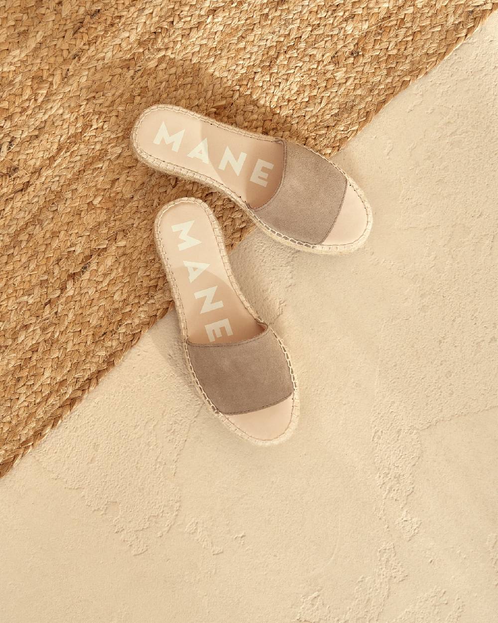 Manebí Suede Double Sole Slides - Hamptons Coco Brown Vendite stagionali
