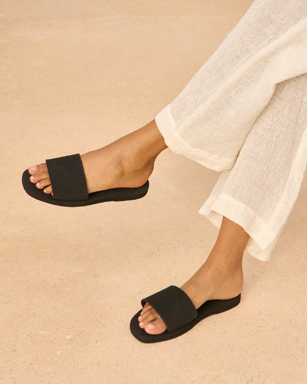 Manebí Eva Swim Sandals - Honolulu Black Lightning offer