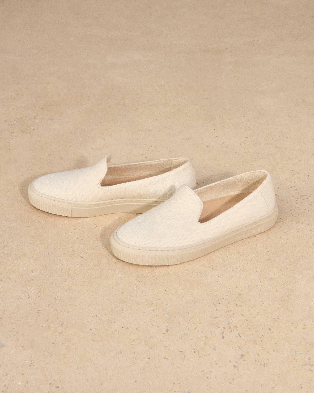 Manebí Organic Hemp Slip-On - La Havana White Sconti VIP
