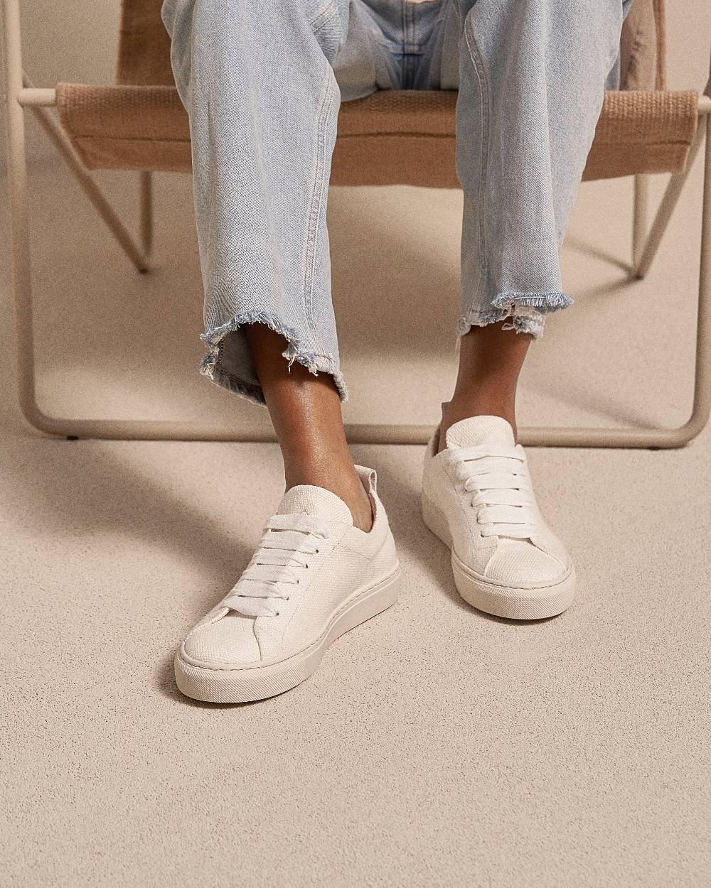 Manebí Organic Hemp Sneakers - La Havana White Ultimi due giorni