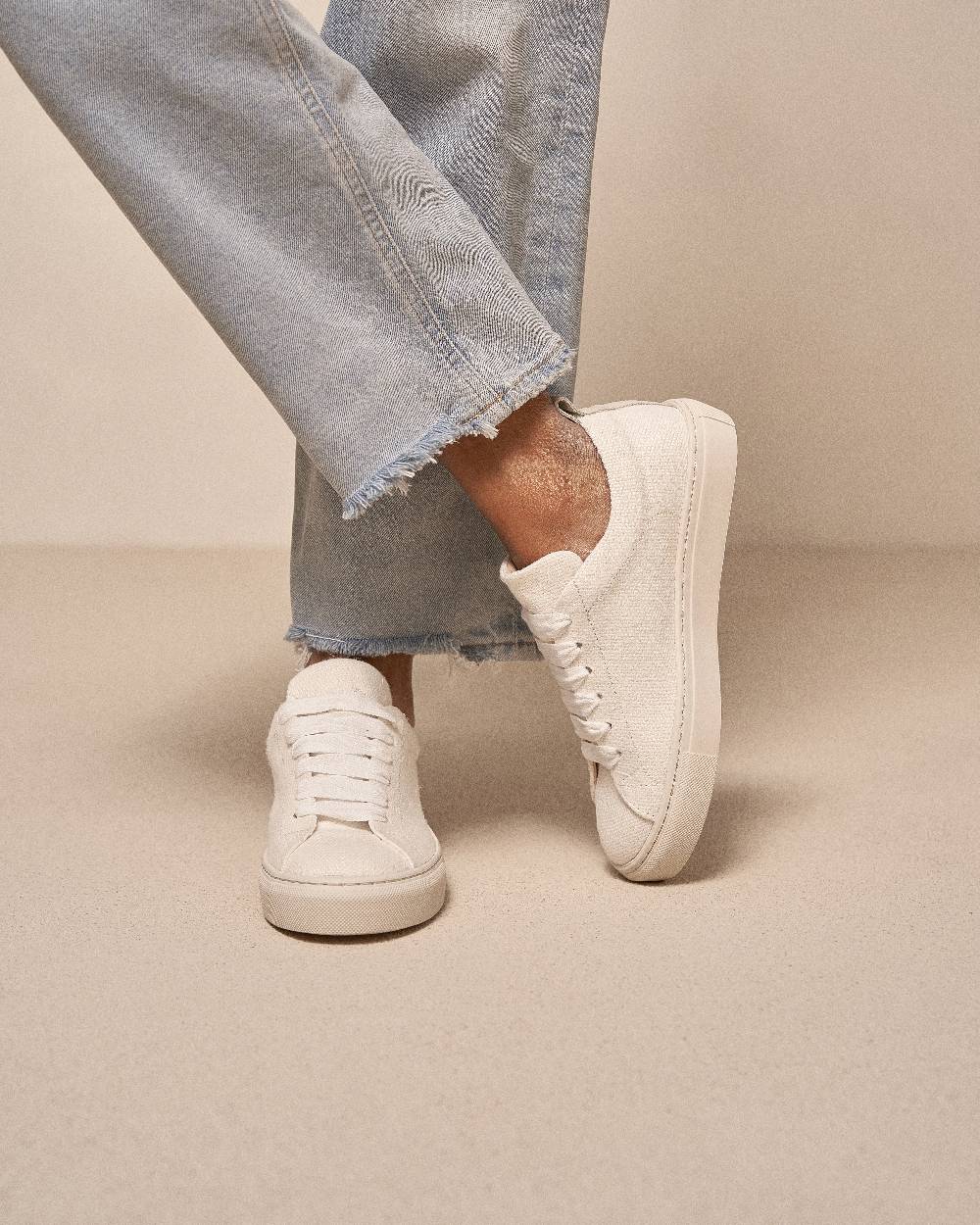 Manebí Organic Hemp Sneakers - La Havana White Ultimi due giorni