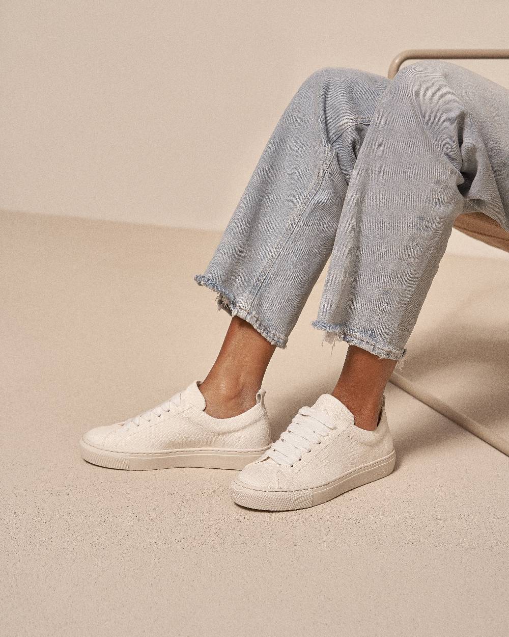 Manebí Organic Hemp Sneakers - La Havana White Ultimi due giorni