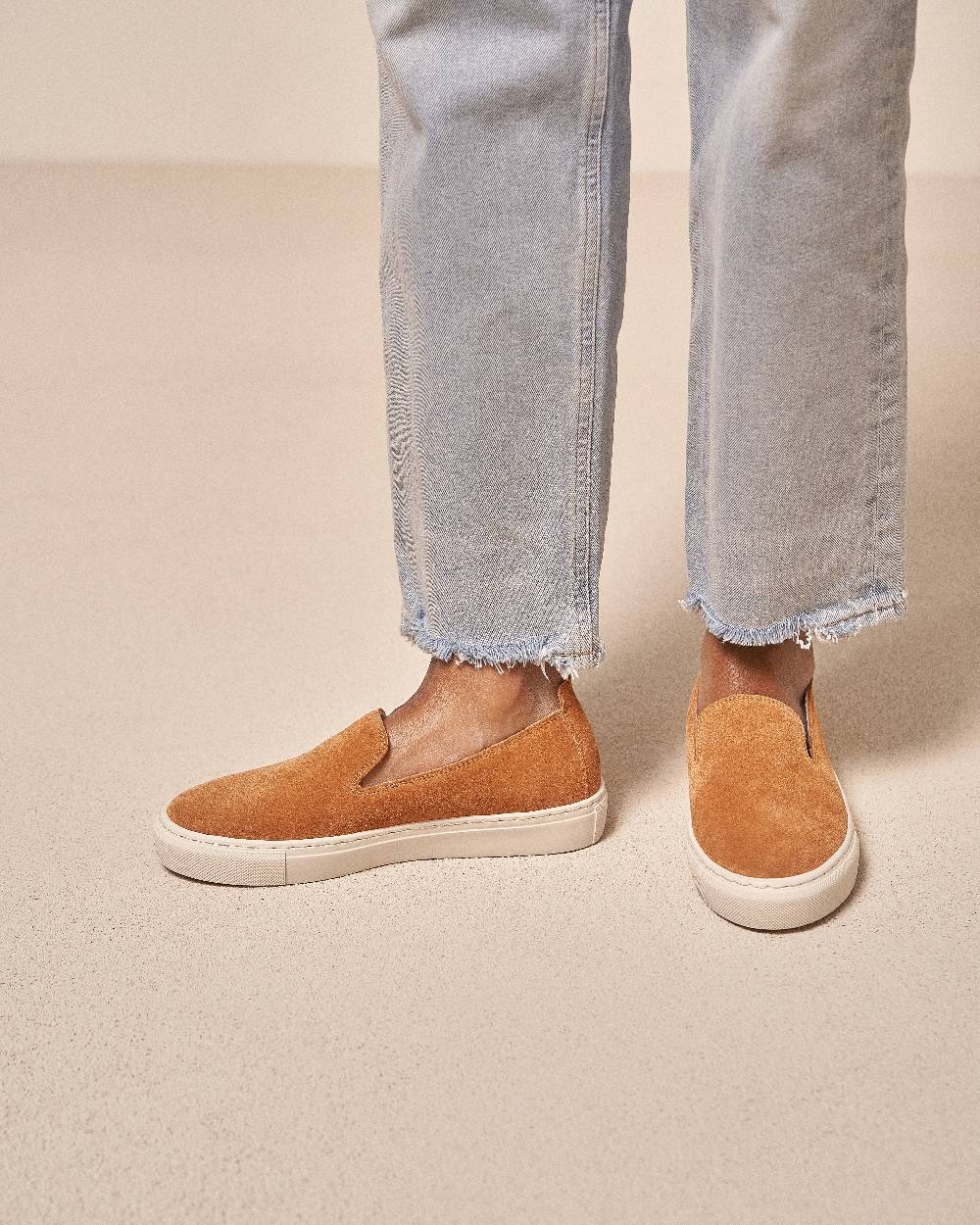 Manebí Suede Slip-On - Hamptons Cuero Promozione temporanea
