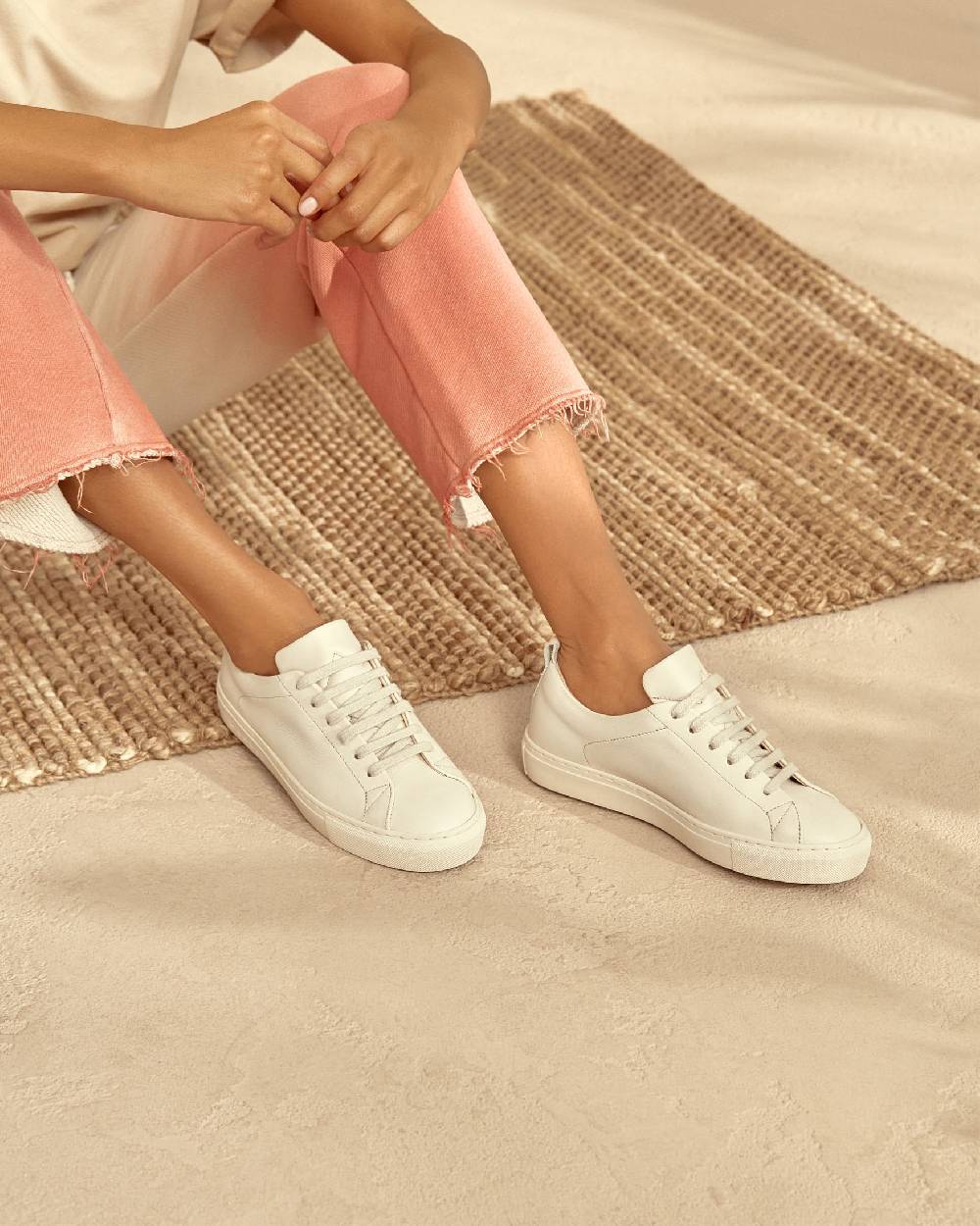 Manebí Calf Leather Sneakers - Canyon Argil Fino al 60% di sconto