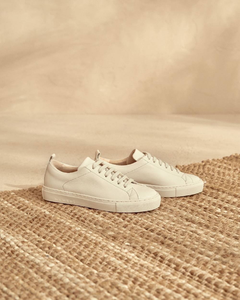Manebí Calf Leather Sneakers - Canyon Argil Fino al 60% di sconto
