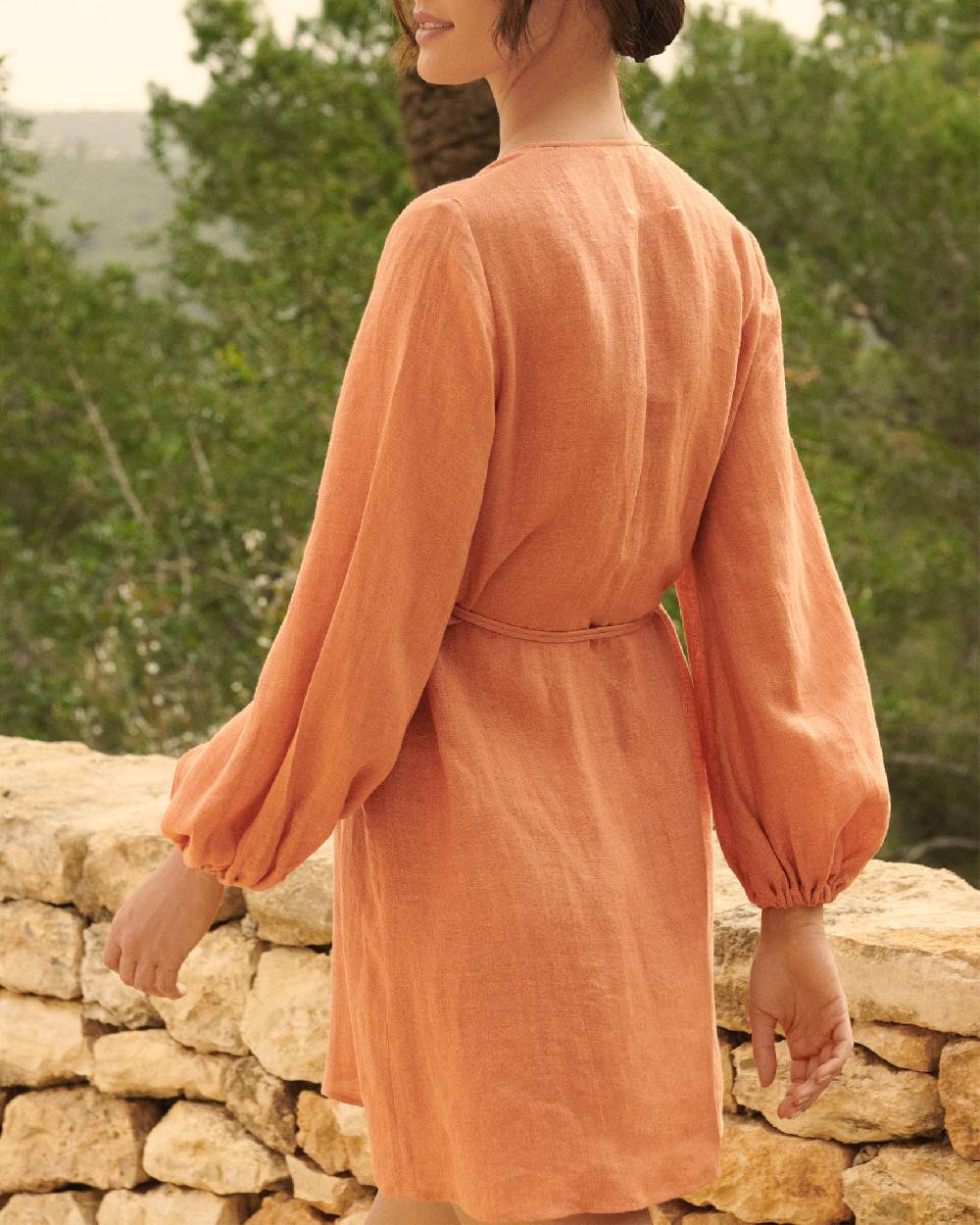 Manebí Linen Gauze Caracas Dress - Sunbaked Novità