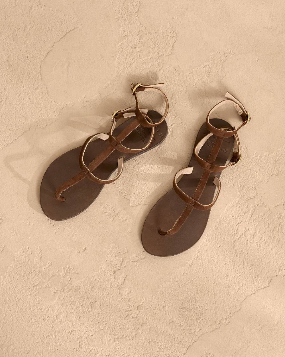 Manebí Triomphe Leather Sandals - Gladiator Chocolate Super sconto