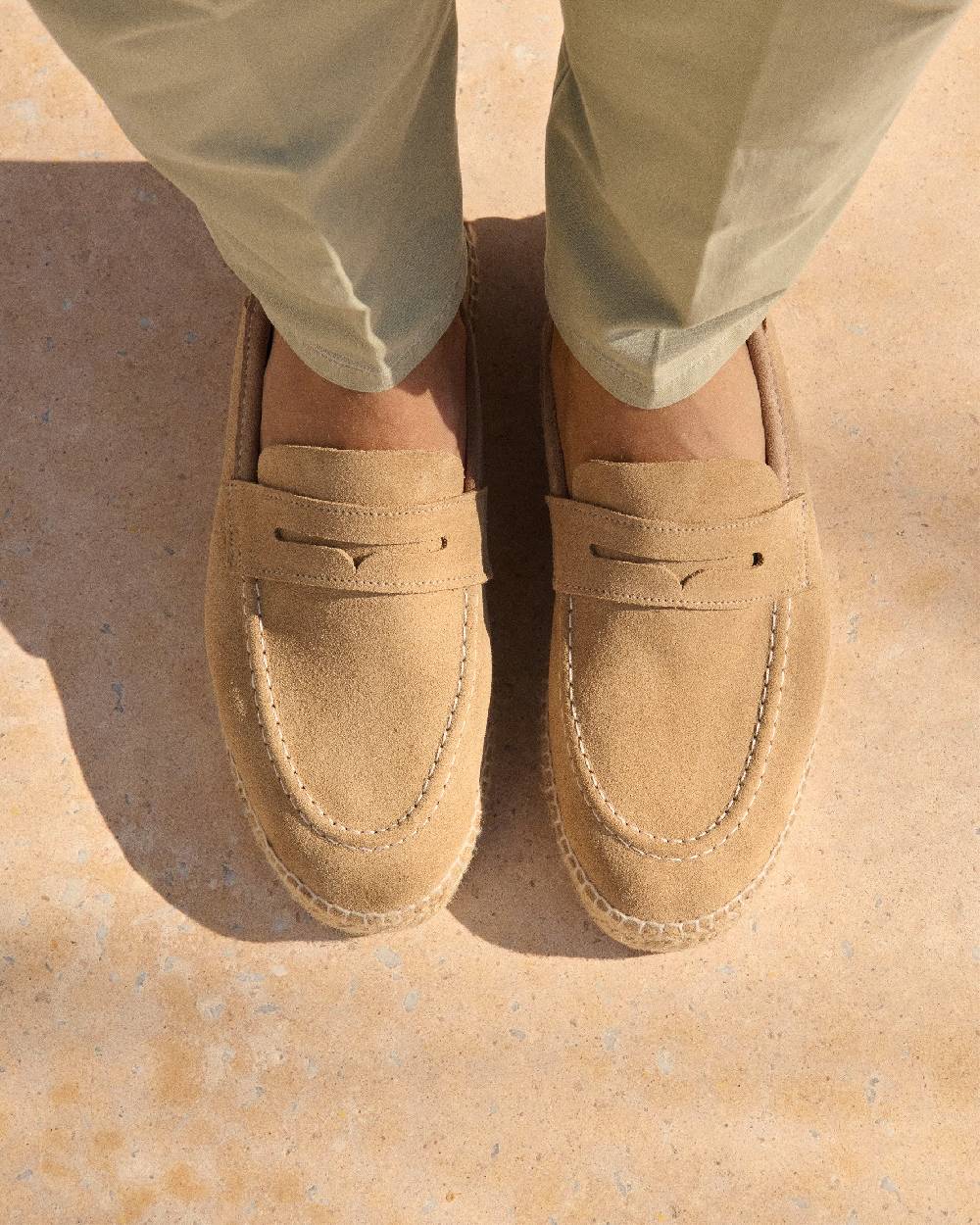 Manebí Mocassini - Hamptons - Washed Beige Promozione
