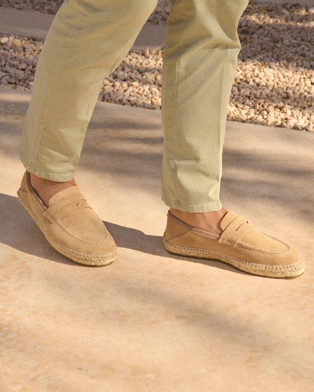 Manebí Mocassini - Hamptons - Washed Beige Promozione