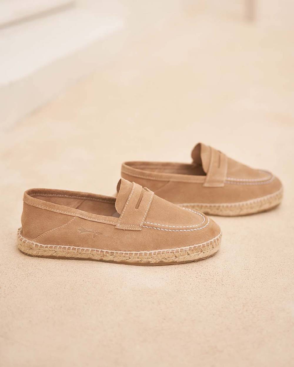 Manebí Mocassini - Hamptons - Washed Beige Promozione