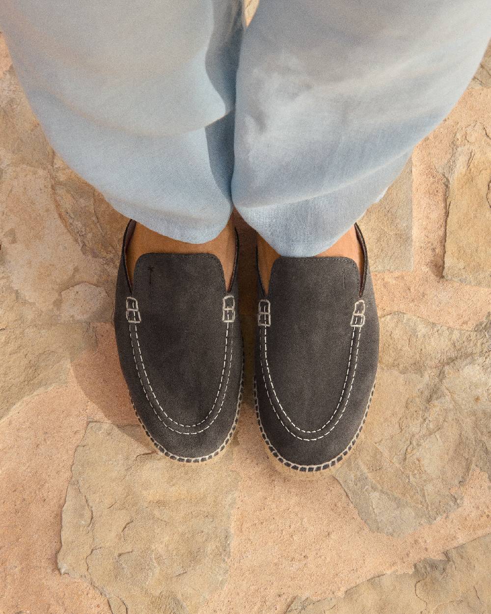 Manebí Mocassini Sabot Traveler - Hamptons - Carbon Grey Spedizione Gratuita