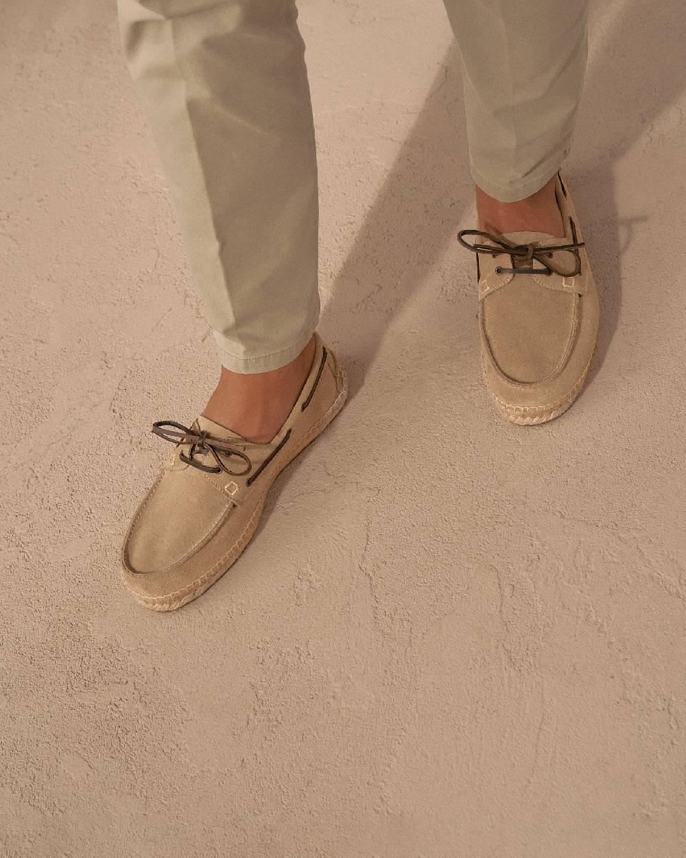 Manebí Scarpe da barca - Hamptons - Vintage Taupe