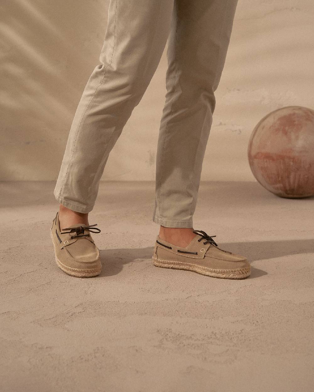 Manebí Scarpe da barca - Hamptons - Vintage Taupe Acquista Ora