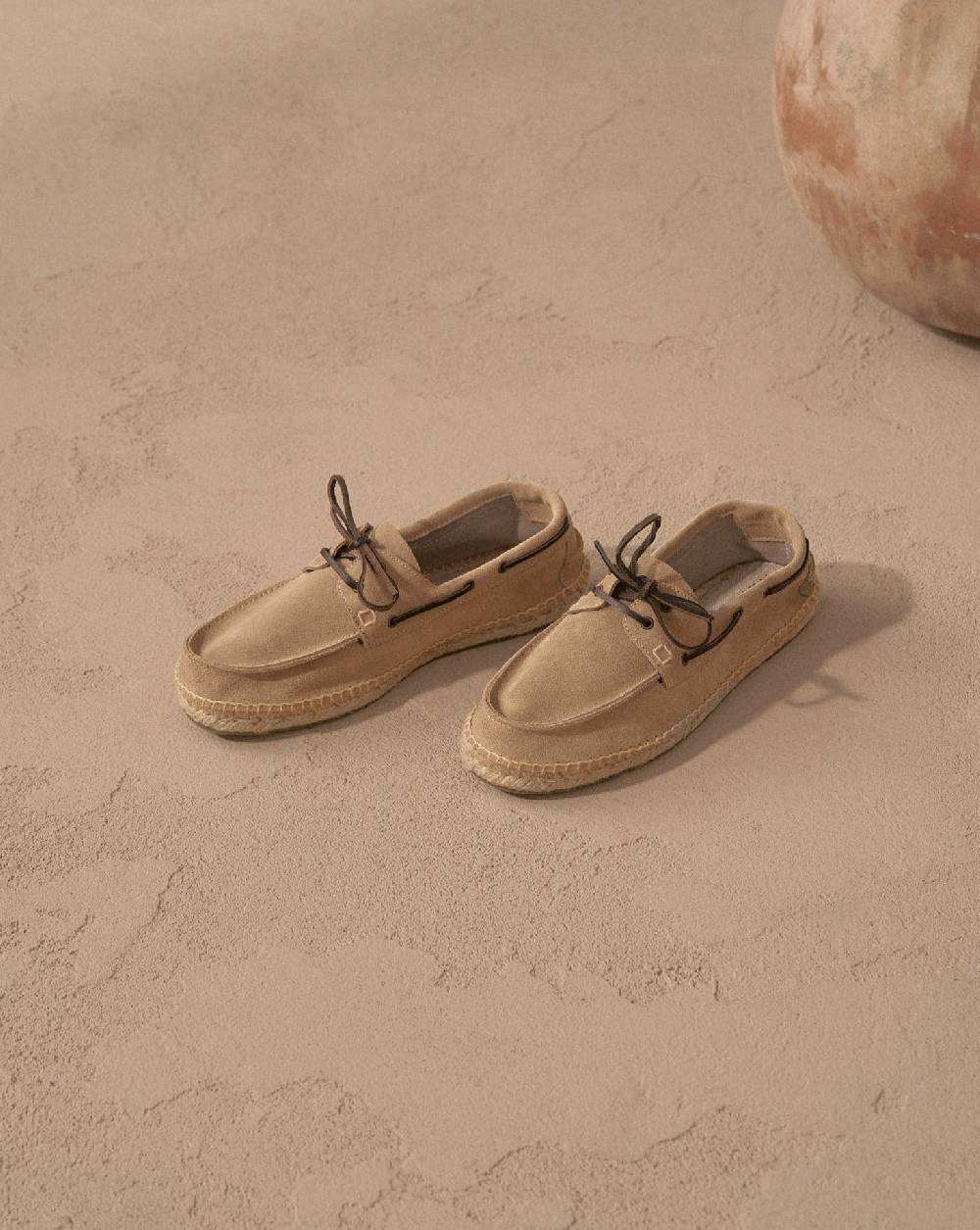 Manebí Scarpe da barca - Hamptons - Vintage Taupe Acquista Ora