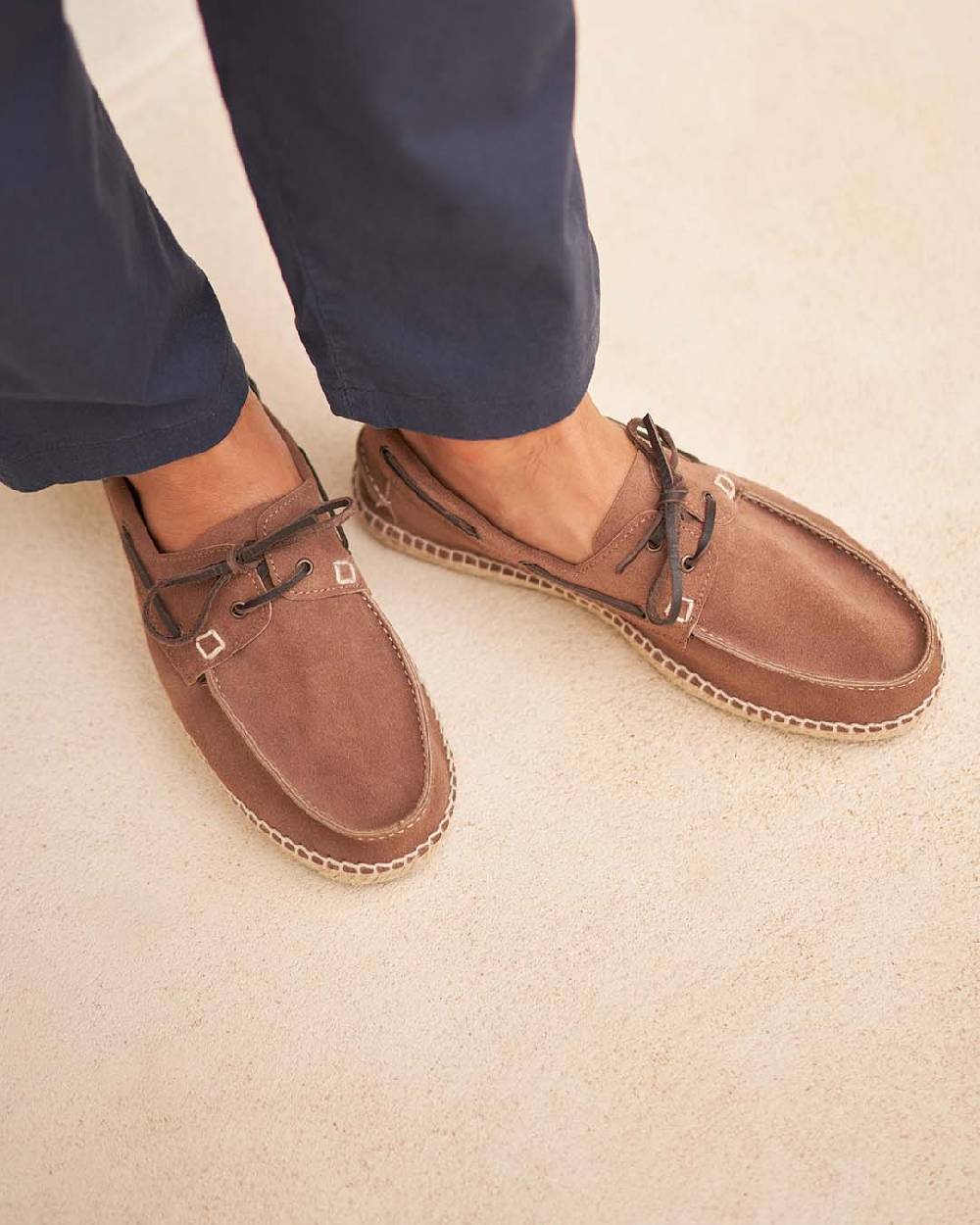 Manebí Scarpe da barca - Hamptons - Moka