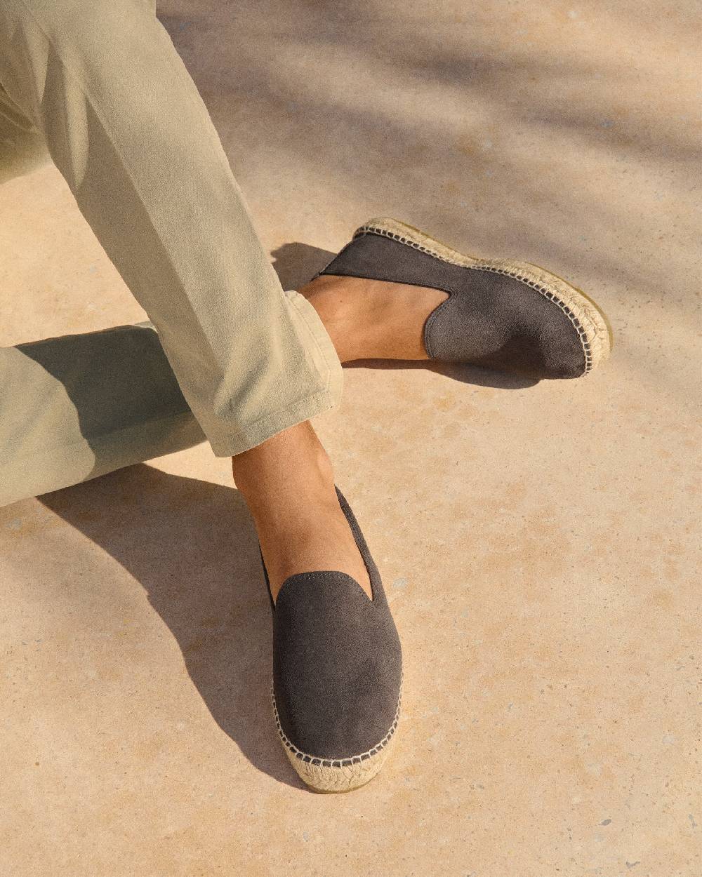 Manebí Espadrillas - Hamptons - Carbon Grey Presa