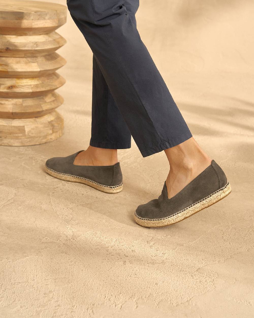 Manebí Espadrillas - Hamptons - Carbon Grey Presa