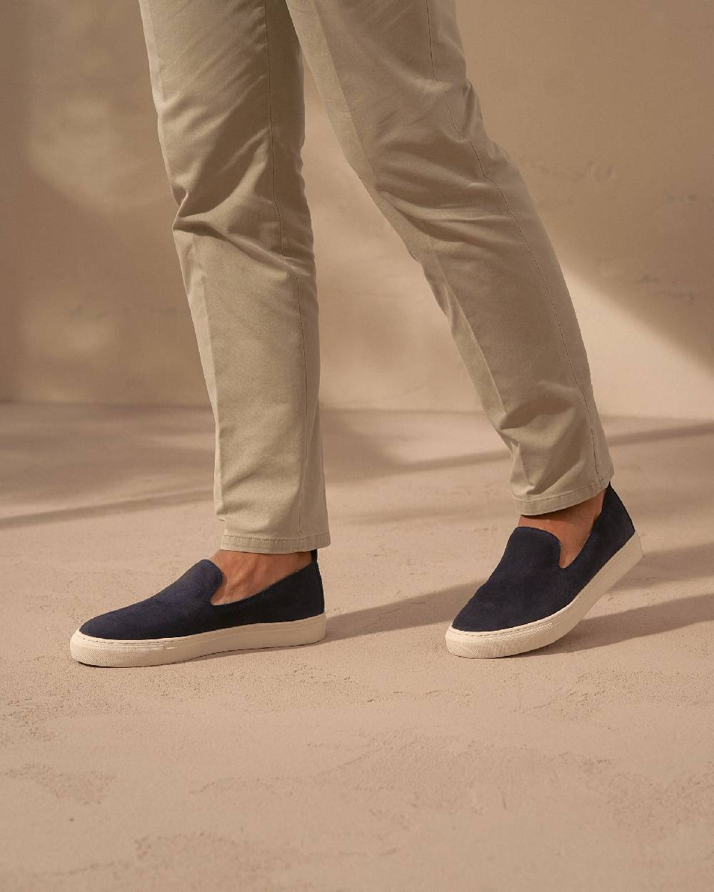 Manebí Slip-On in pelle scamosciata - Hamptons - Patriot Blu Vendite Flash