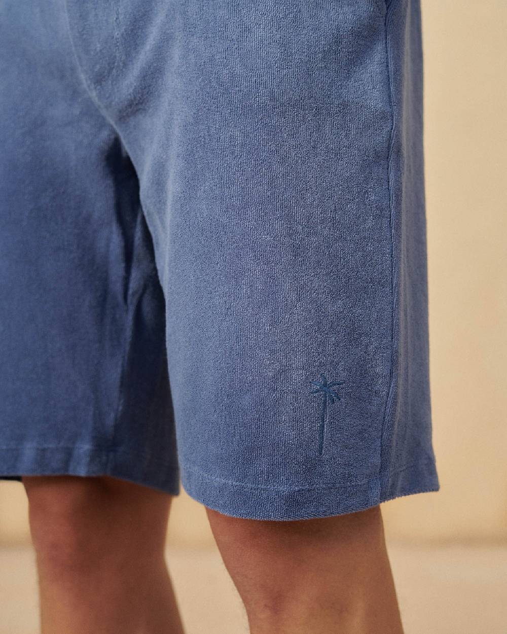 Manebí Organic Terry Cotton Vincenzo Shorts - Navy Offerta Anniversario
