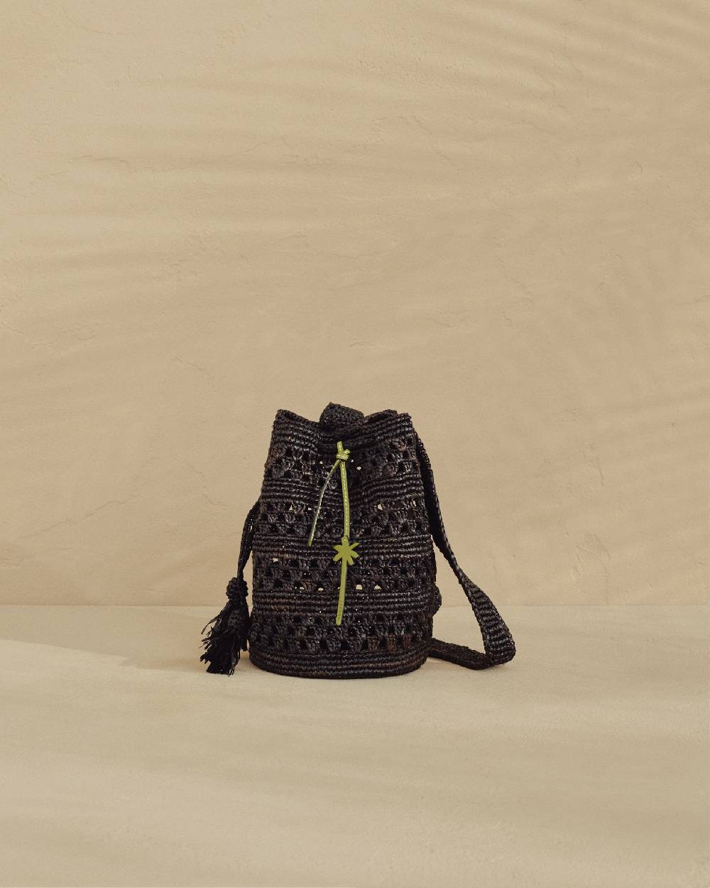 Manebí Weaving Raffia Beach Bucket - Palm Leather Tag Weaving 50% di sconto per tempo limitato
