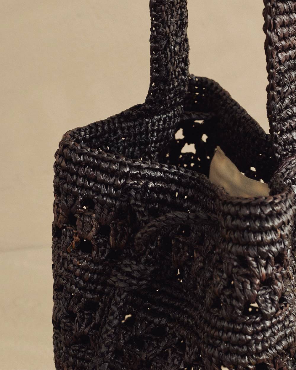 Manebí Weaving Raffia Beach Bucket - Palm Leather Tag Weaving 50% di sconto per tempo limitato