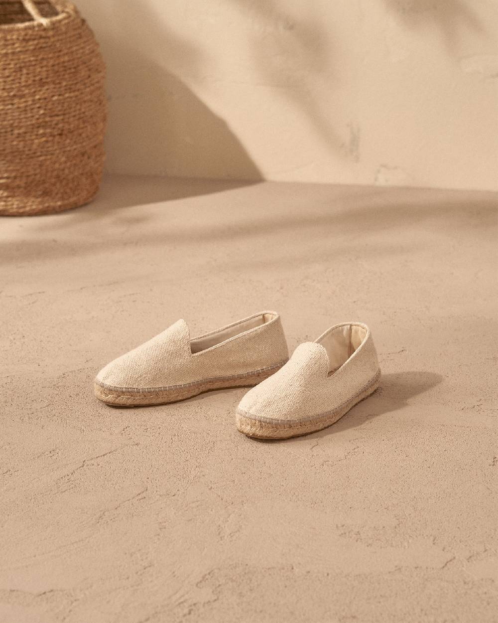 Manebí Coarse Woven Canvas Espadrilles - Yucatán Natural Qualità