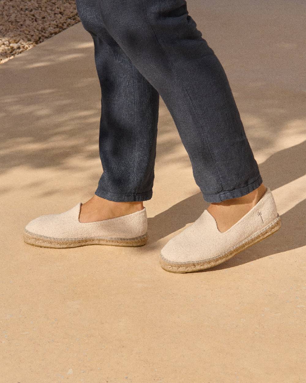 Manebí Coarse Woven Canvas Espadrilles - Yucatán Natural Qualità