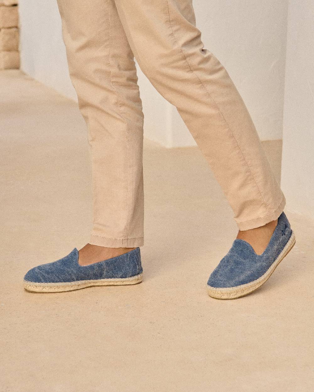 Manebí Canvas Espadrilles - La Havana Blue Baja Soddisfazione Garantita