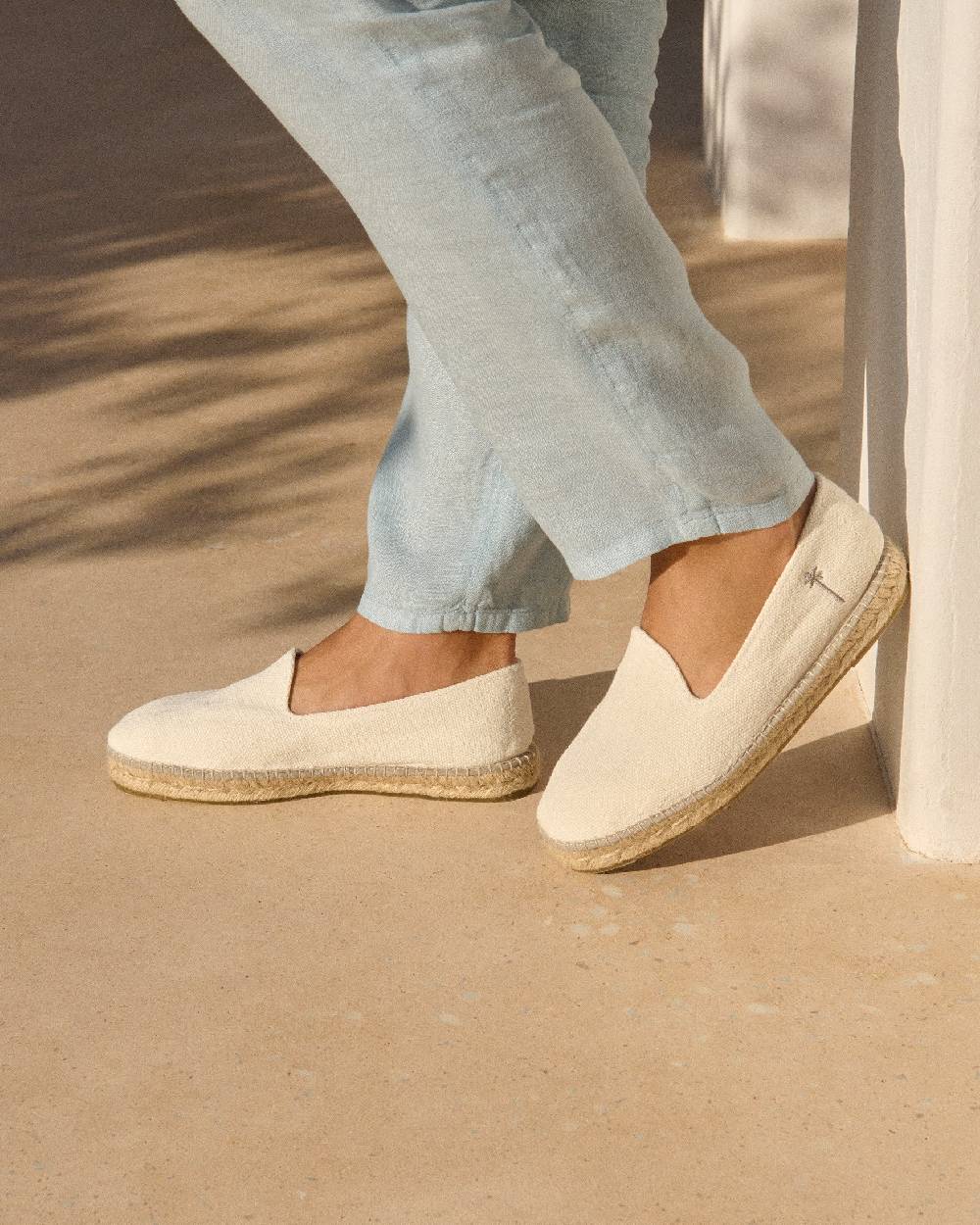 Manebí Organic Hemp Espadrilles - La Havana White Qualità Garantita