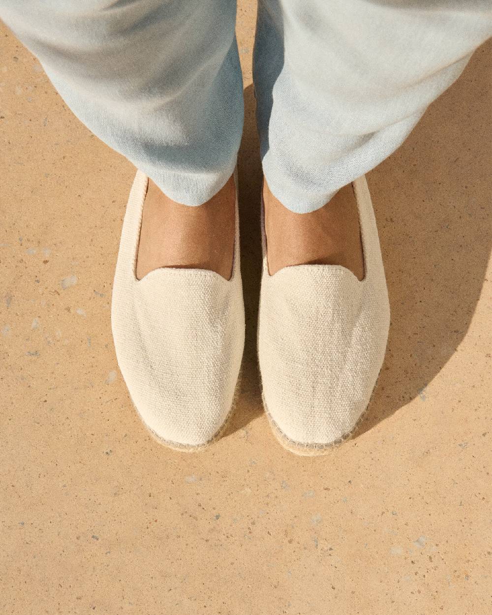 Manebí Organic Hemp Espadrilles - La Havana White Qualità Garantita
