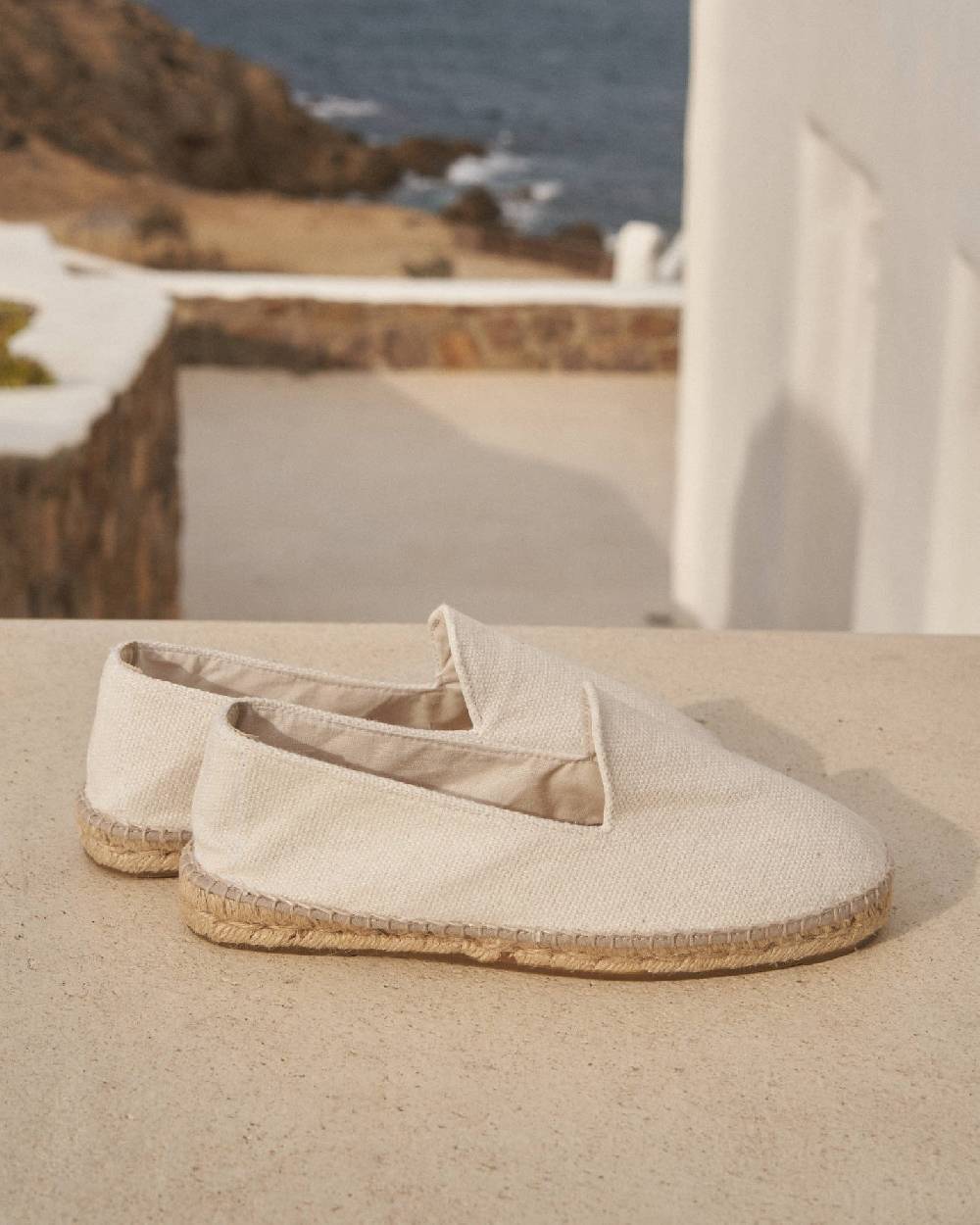 Manebí Organic Hemp Espadrilles - La Havana White Qualità Garantita