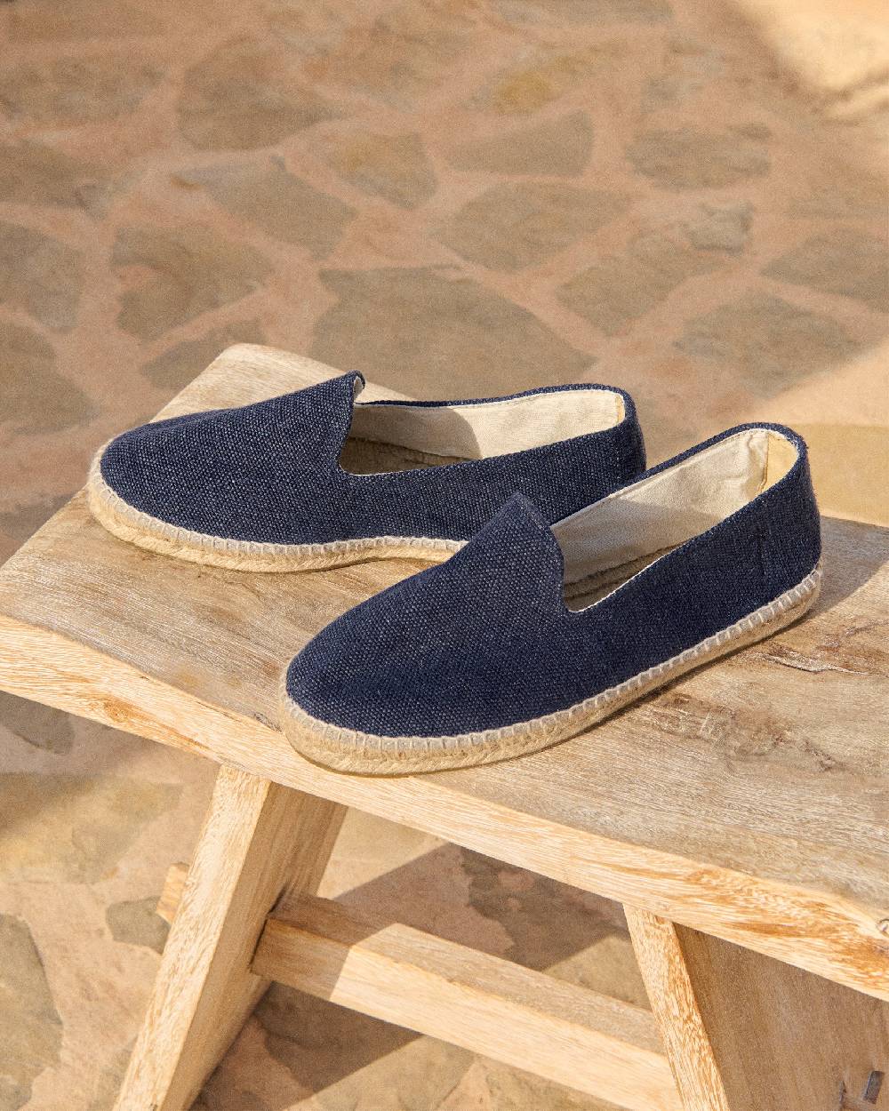 Manebí Organic Hemp Espadrilles - La Havana Navy Negozi Online