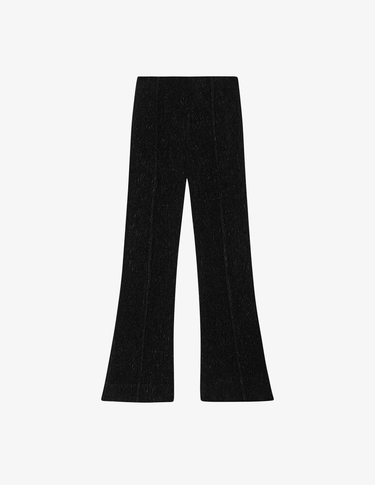 Ganni Pantaloni svasati in crêpe di viscosa stretch Consegna Veloce