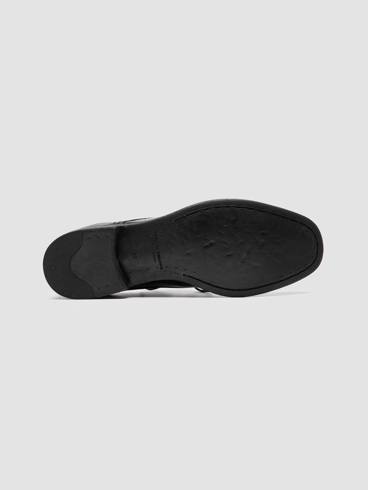 ﻿Officine Creative CALIXTE 064 Scarpe Derby in Pelle Nera Limitato a 3 giorni