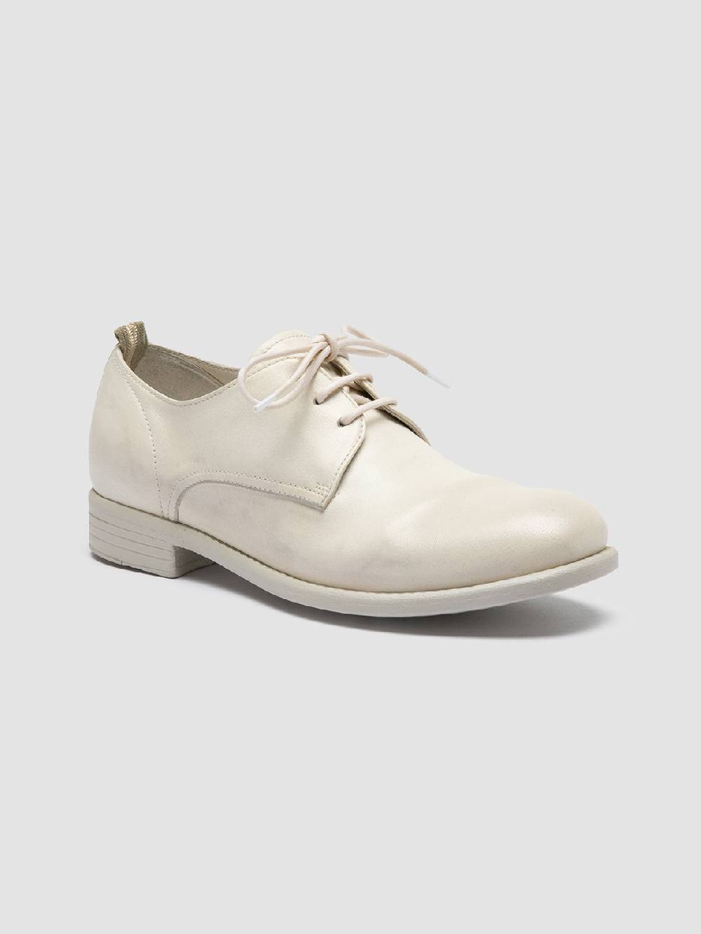 Officine Creative CALIXTE 064 Scarpe Derby in Pelle Bianca Offerte