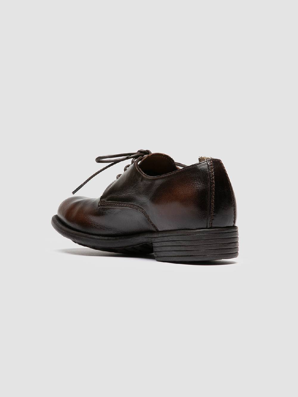 Officine Creative CALIXTE 068 Derby in Pelle Marrone Vendita Calda