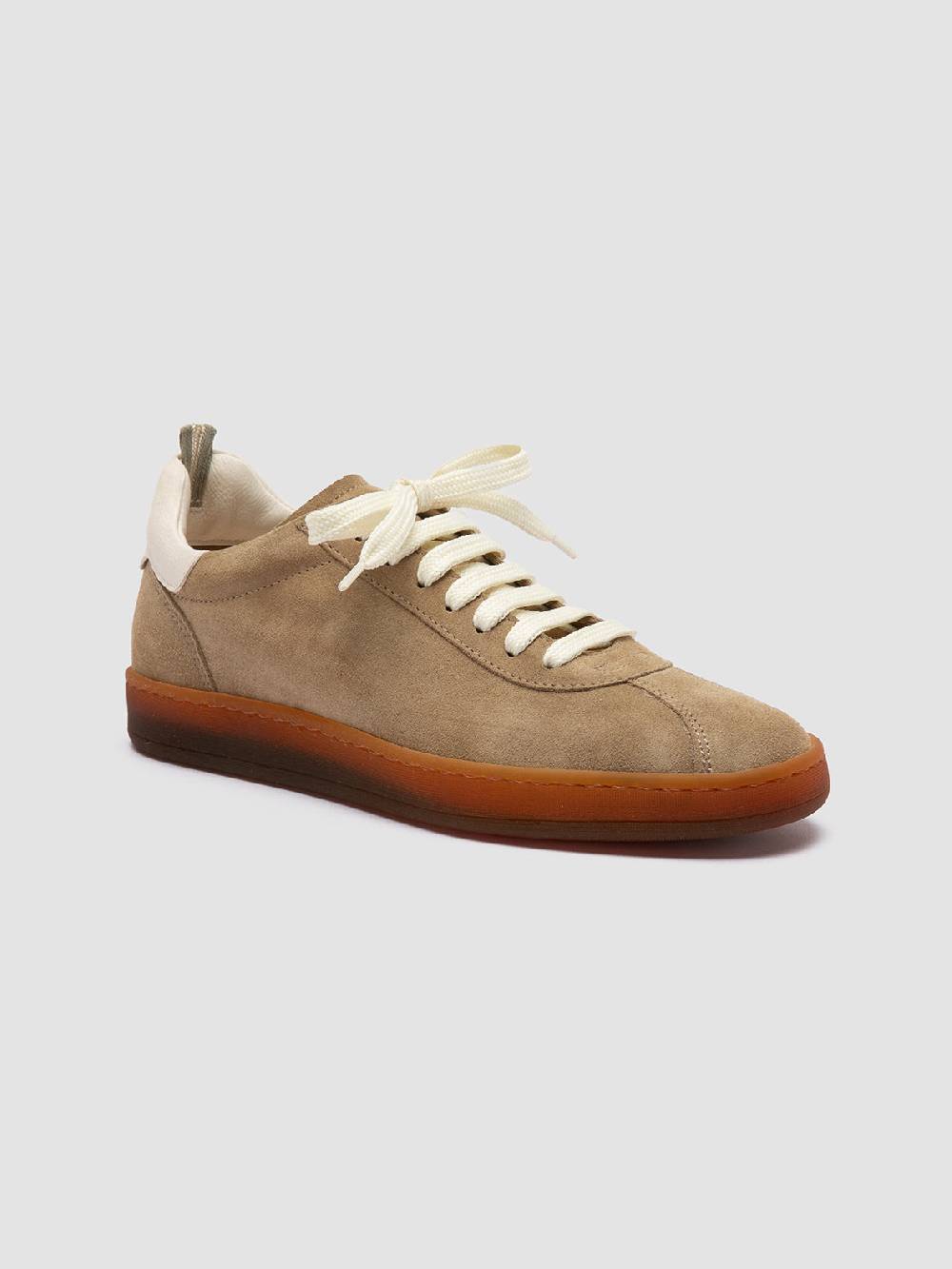 Officine Creative DESTINY 101 Sneakers Basse in Pelle e Camoscio Marrone 2025