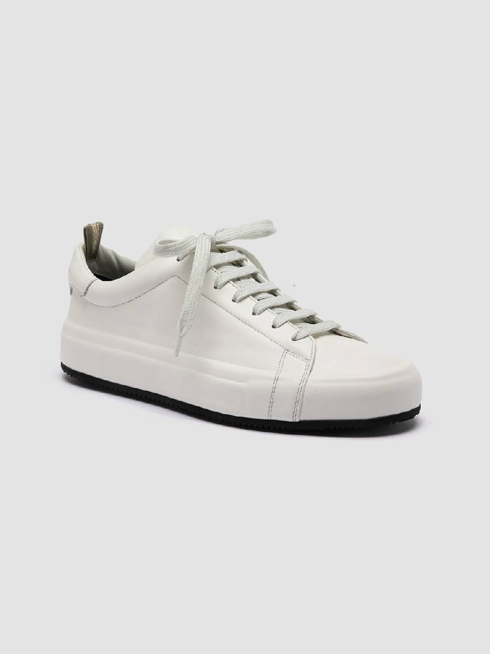 Officine Creative EASY 101 Sneakers Basse in Pelle Bianca Nuova