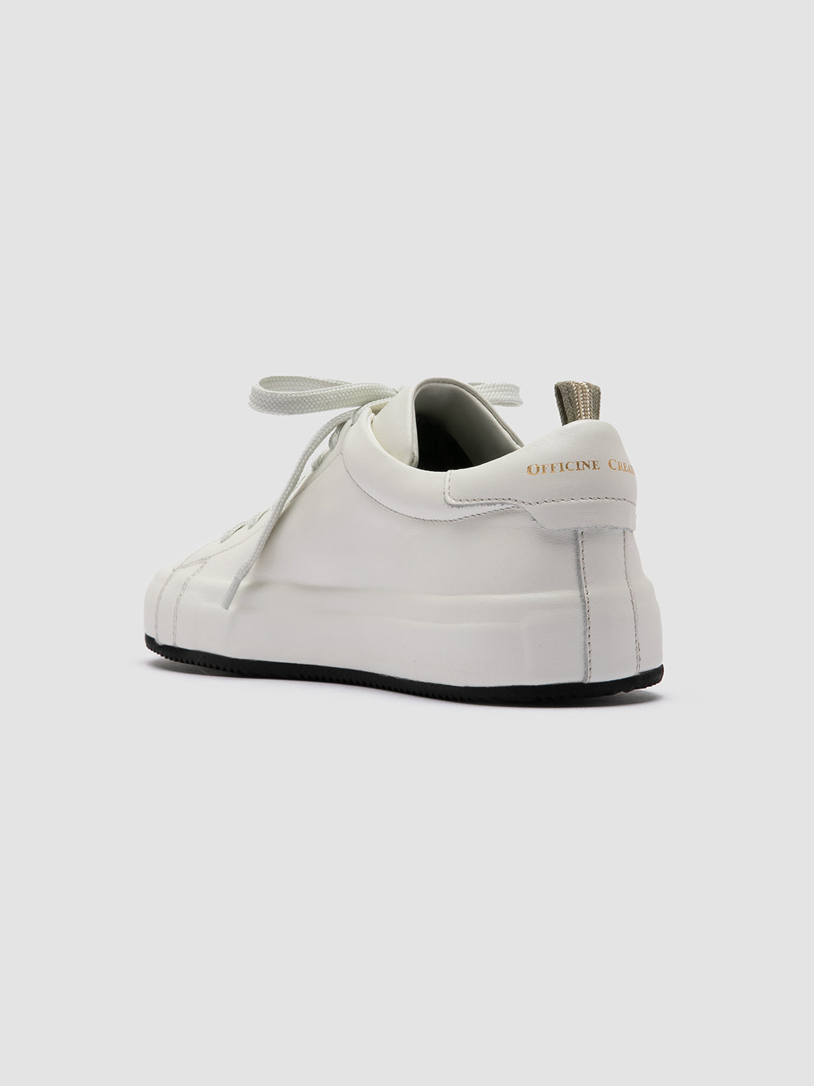 Officine Creative EASY 101 Sneakers Basse in Pelle Bianca Nuova