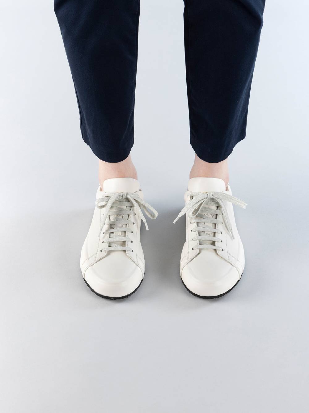 Officine Creative EASY 101 Sneakers Basse in Pelle Bianca Nuova