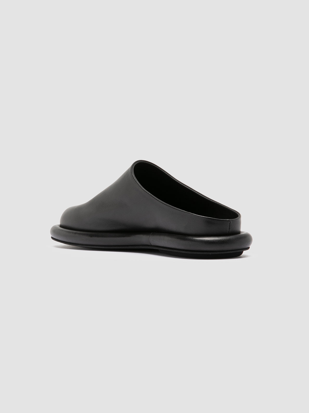 Officine Creative ESTENS 107 Sandali Sabot in Pelle Nera Moda