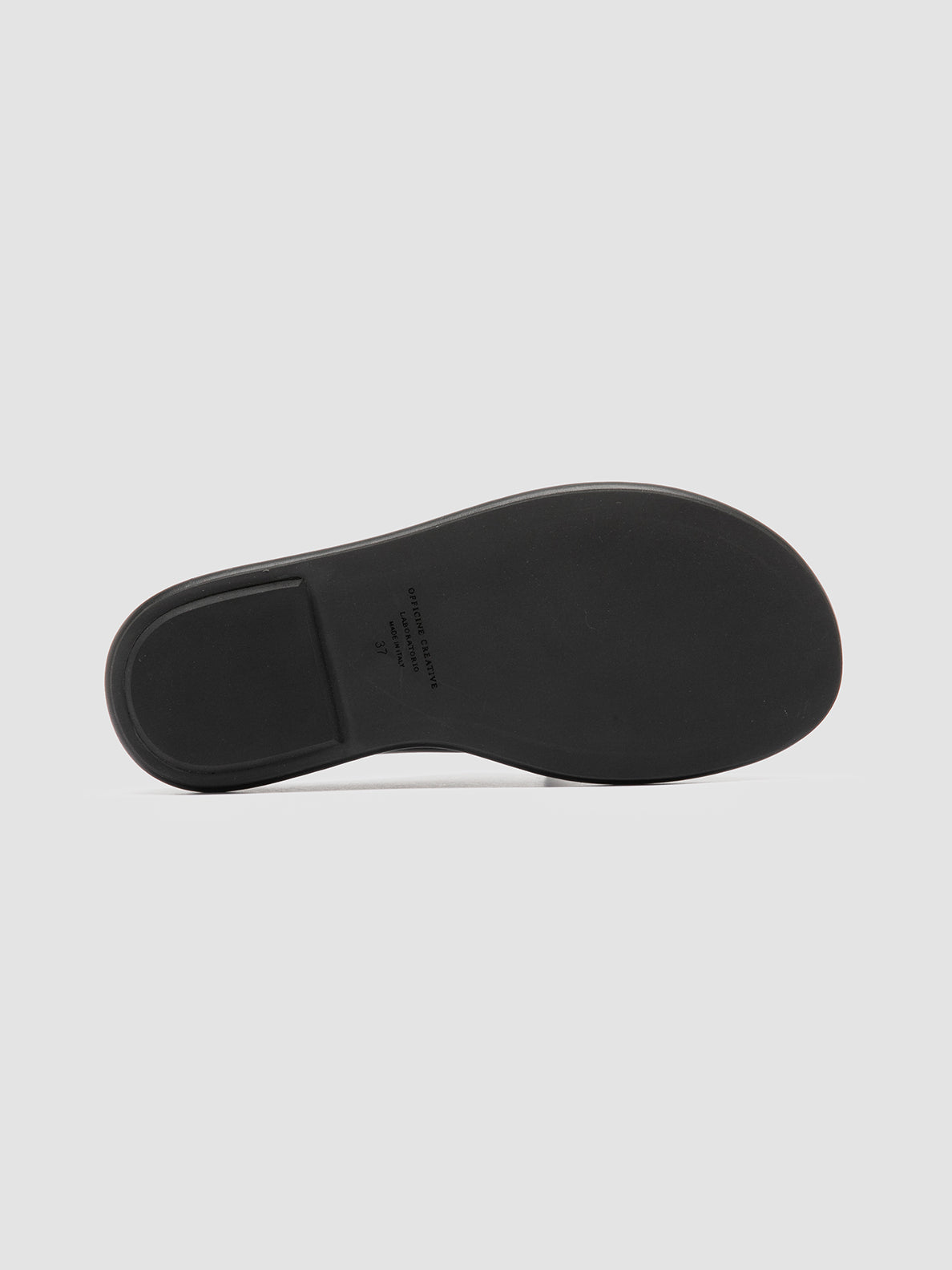 Officine Creative ESTENS 107 Sandali Sabot in Pelle Nera Moda